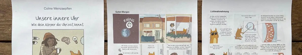 Enlighten your clock: How your body tells time (Science Comic) - inio