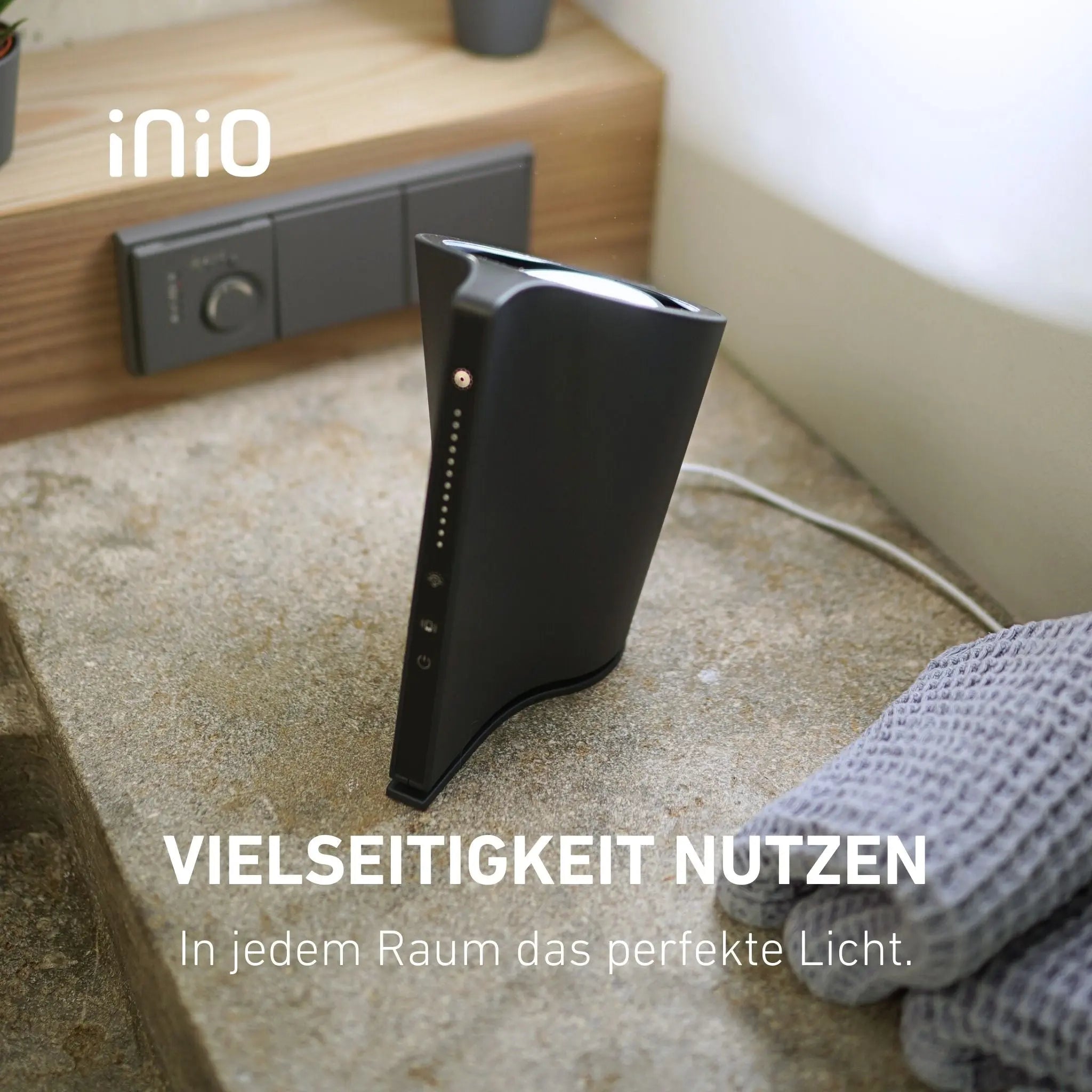 Tageslichtlampe Graphit - inio