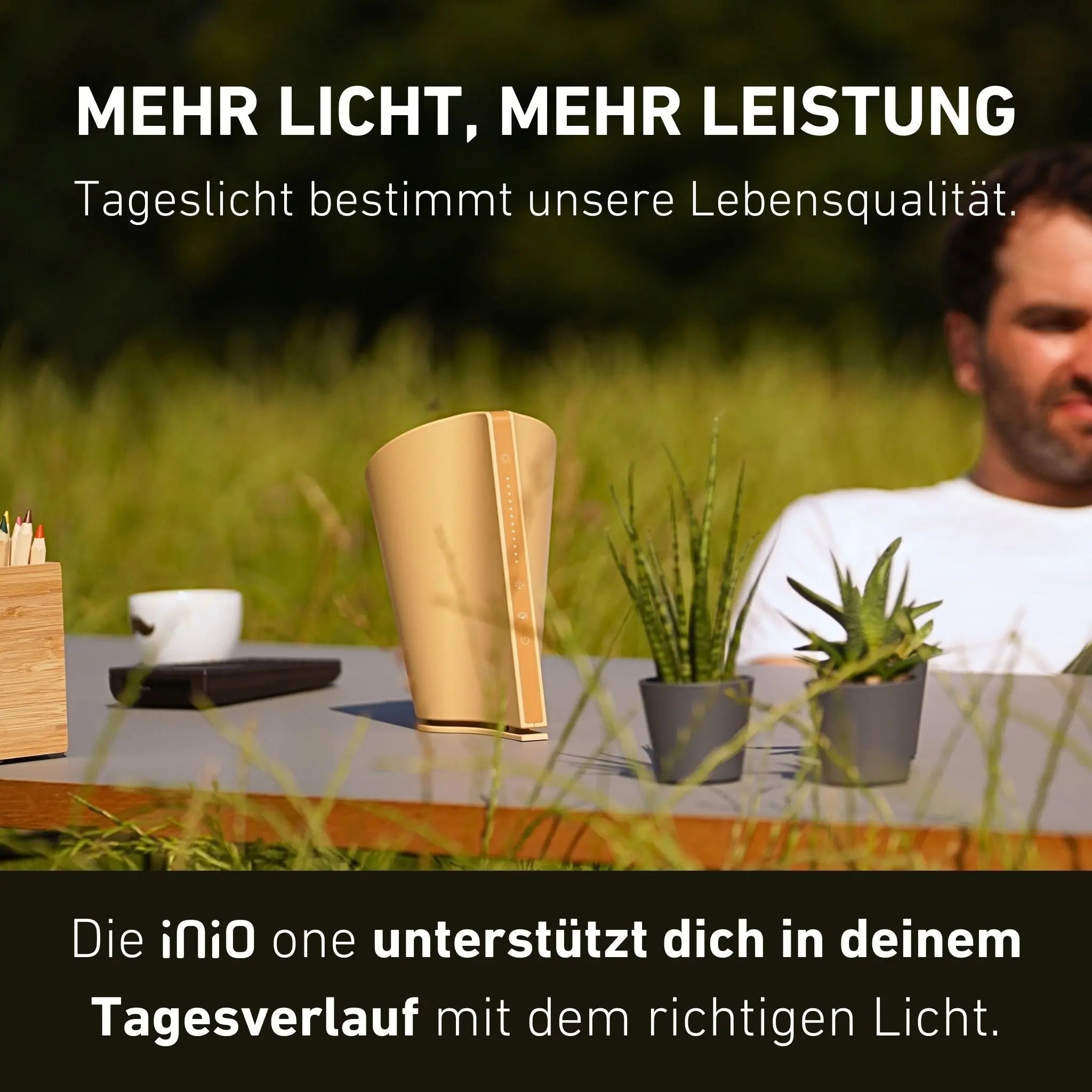 Tageslichtlampe Salted Caramel - inio