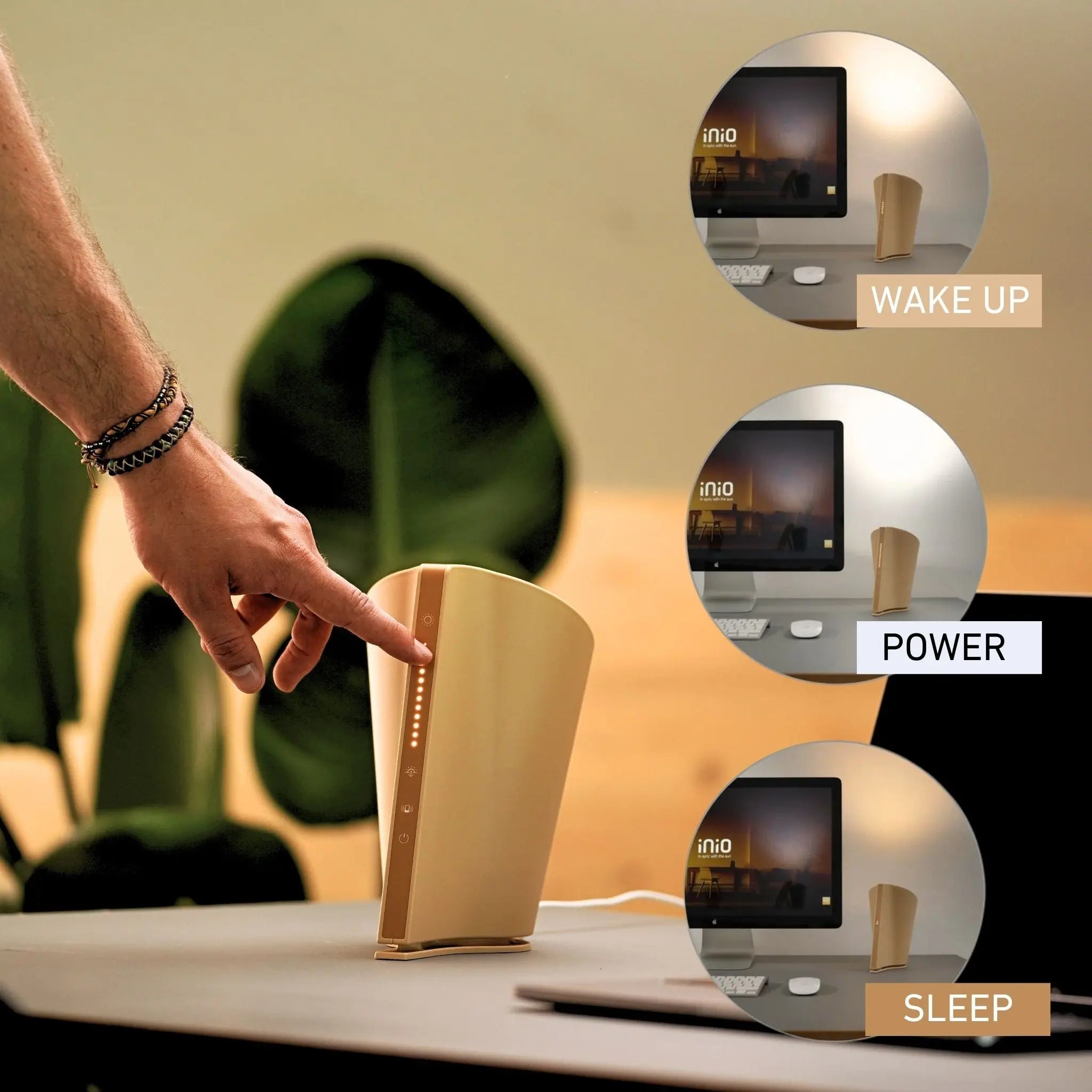 Tageslichtlampe Salted Caramel - inio